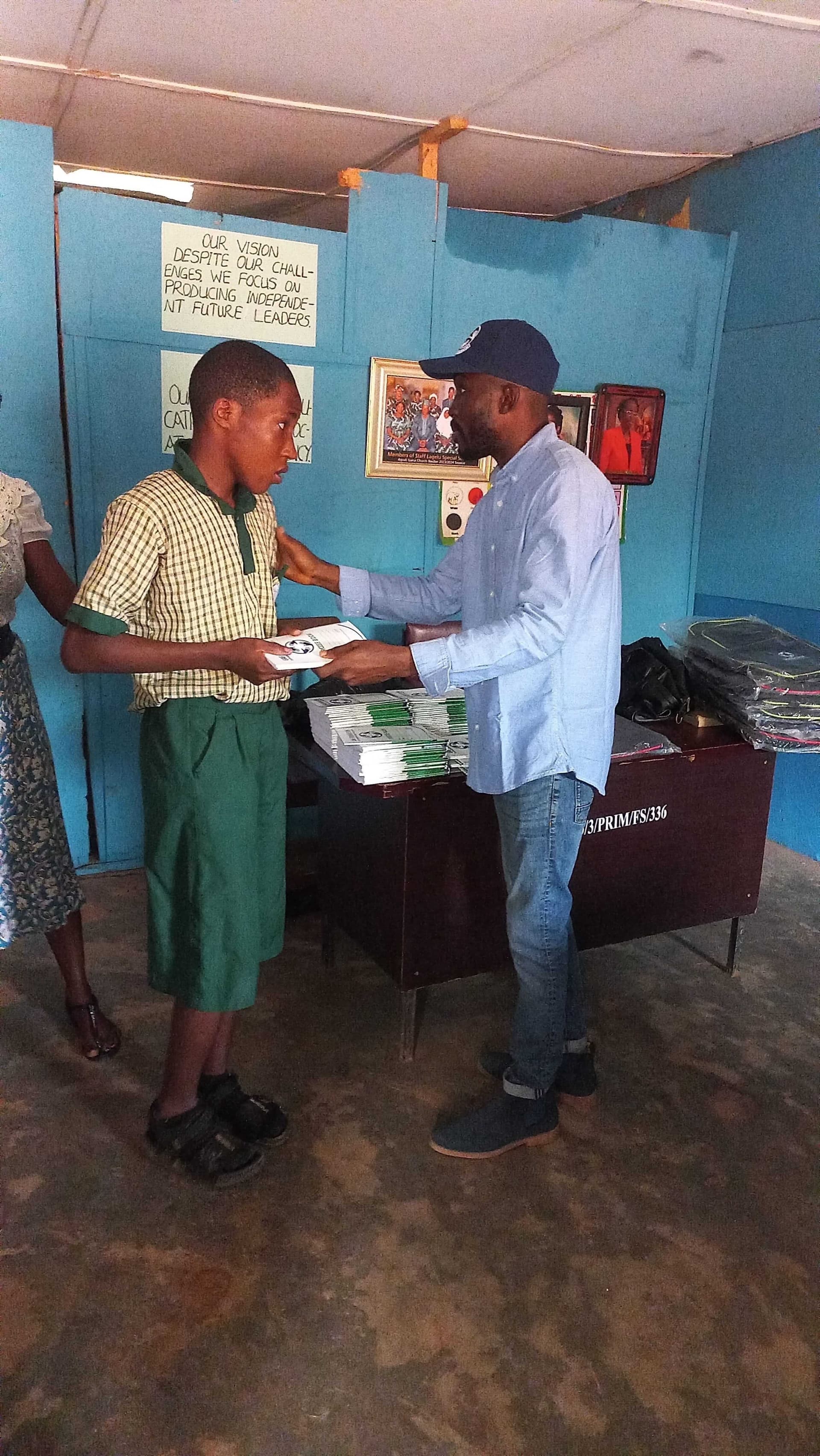 Distribution at Lagelu Special School - Image 10