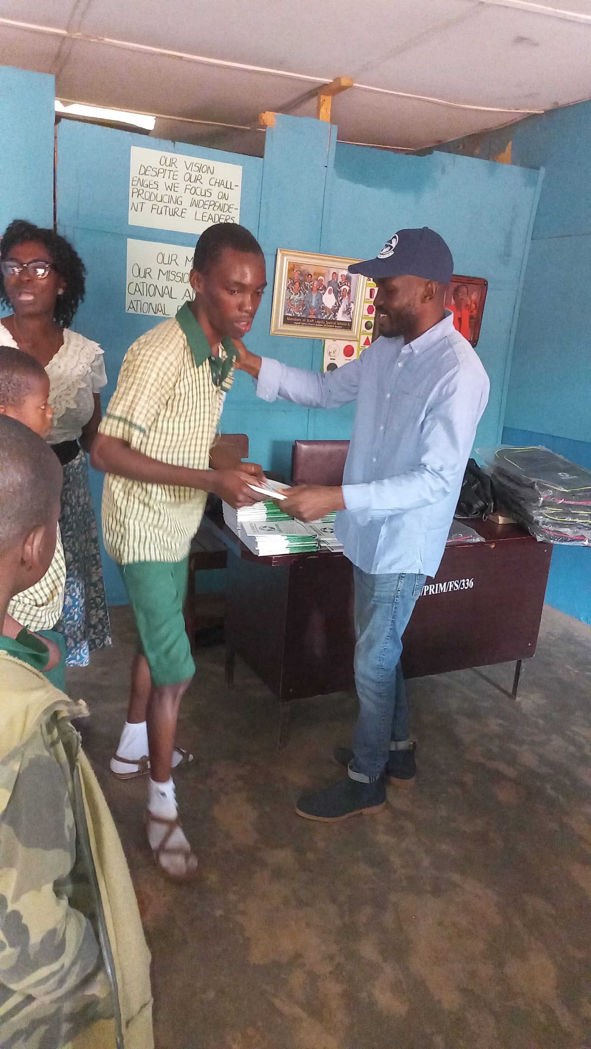 Distribution at Lagelu Special School - Image 12